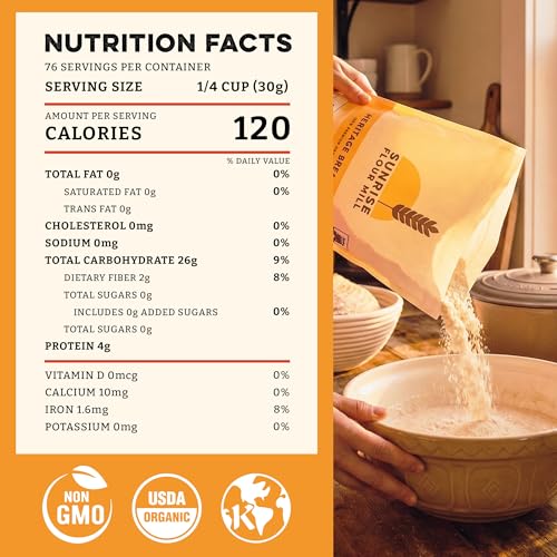 Heritage Organic Bread Flour Blend (80 Ounce)