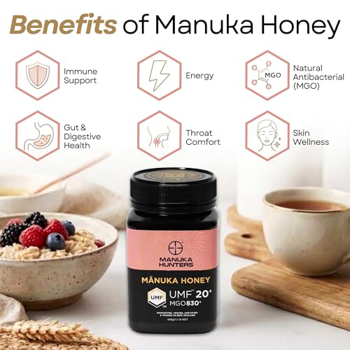 New Zealand Manuka Honey UMF 20+ (17.6 Ounce)