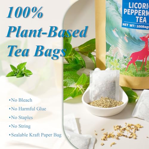 Licorice Mint Tea Bags 100 Count