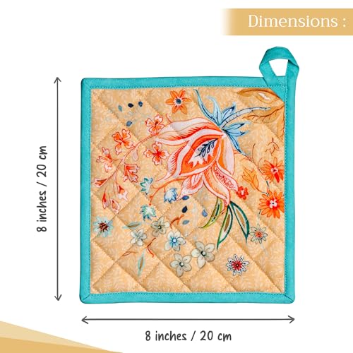 Pot Holders 100% Cotton Potholders (2 Count)