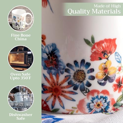Coffee Mug with Handles Tea Cups (2 Count)
