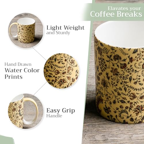 Coffee Mug with Handles Tea Cups