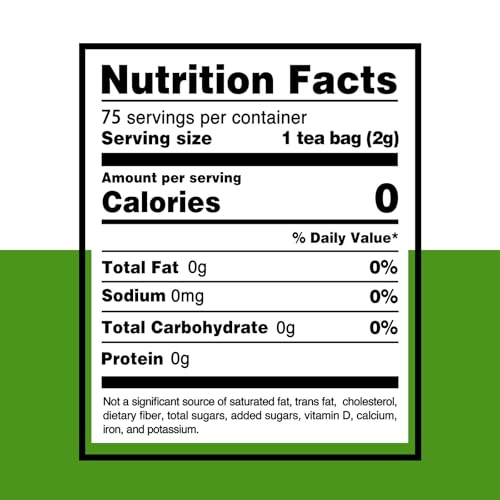 Ginkgo Biloba Tea Bags (75 Count)