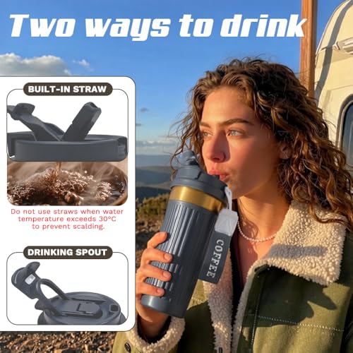 Vacuum Insulated Stainless Steel Travel Coffee Mug