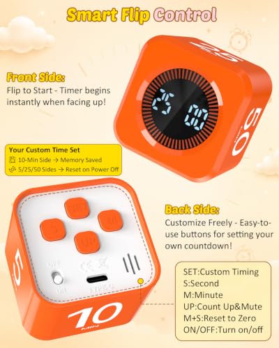 Digital Pomodoro Timer Cube 5