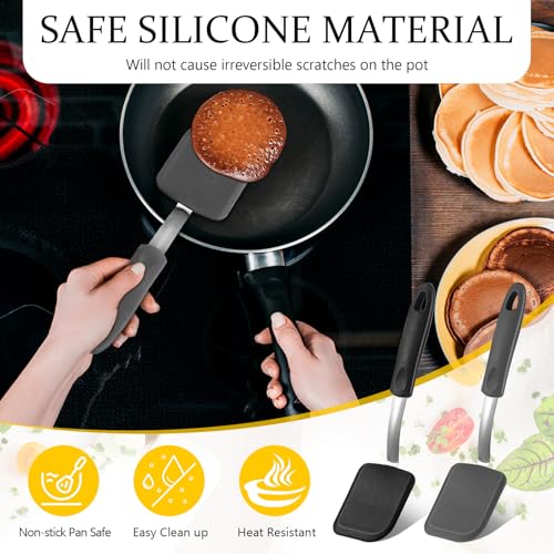 2 Pcs Mini Silicone Cookie Brownie Spatula (2 Count)