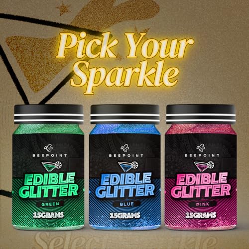 Blue Edible Glitter for Drinks 15g