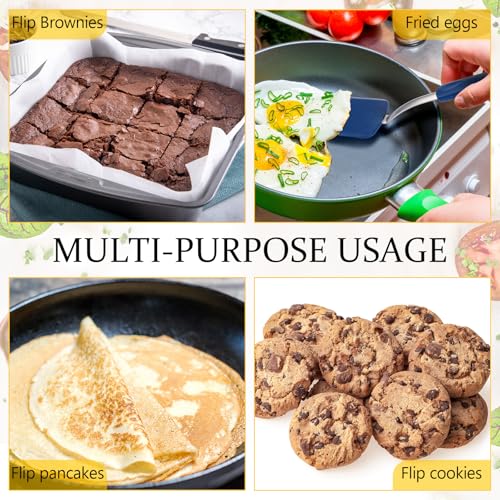 2 Pcs Mini Silicone Cookie Brownie Spatula (2 Count)