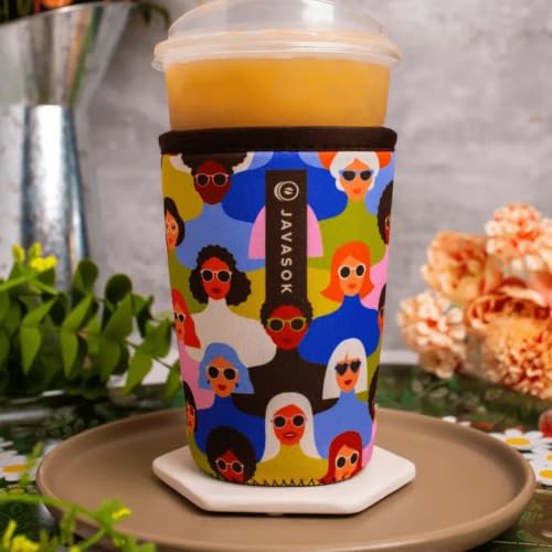 JavaSok Iced Coffee & Cold Soda Insulated Neoprene Cup Sleeve