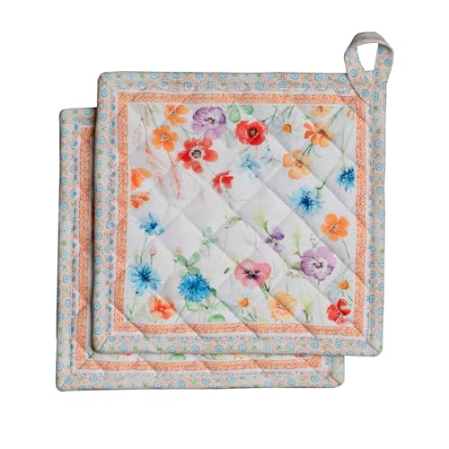 Pot Holders 100% Cotton Potholders (2 Count)