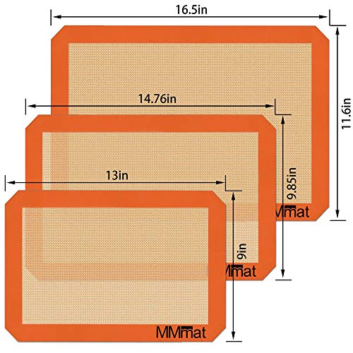 Best German Silicone Baking Mat (3 Count)