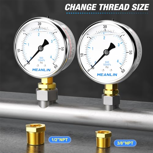 0~60Psi Stainless Steel 1
