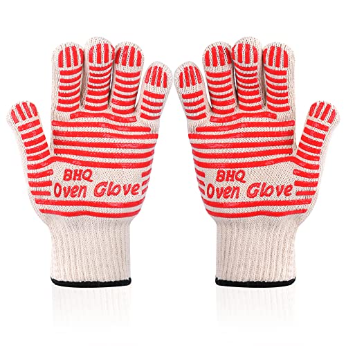 Oven Gloves Oven Mitts Heat Resistant Oven Mitts with Fingers (2 Count)
