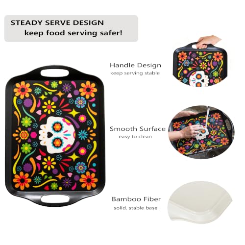 2 Pack Dia de Los Muertos Serving Trays (2 Count)