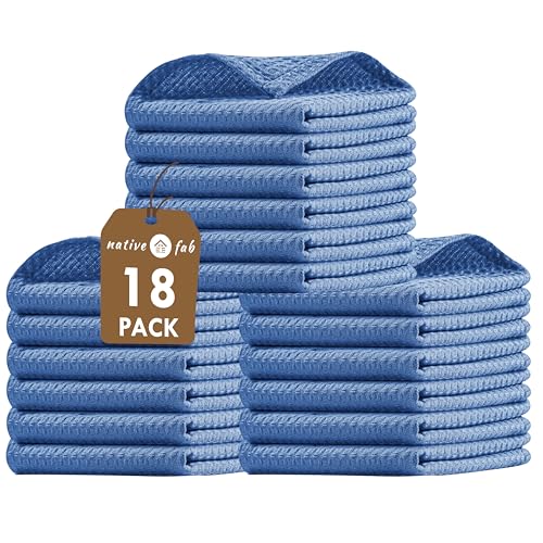 18 Pack Waffle Dish Cloths (18 Count)