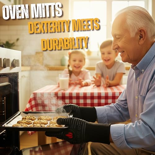 Grill Gloves Heat Proof for Grilling 932°F BBQ Pitmasters (2 Count)