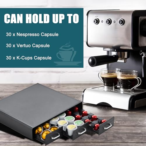 K Cup Holder Drawer 30 Pods Capacity