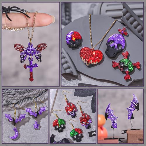 Halloween Resin Earrings Mold (14 Count)