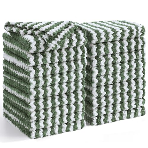 18 Pack Coral Velvet Dish Cloths (18 Count)