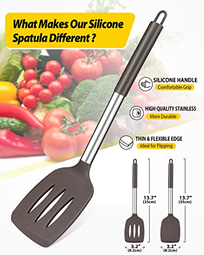 Pack of 2 Silicone Solid Turner (2 Count)