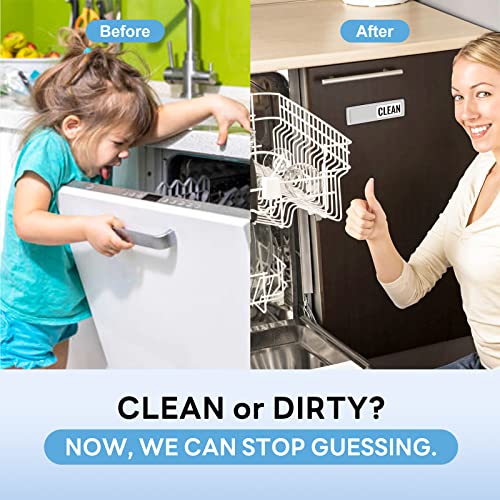 KitchenTour Dishwasher Magnet Clean Dirty Sign