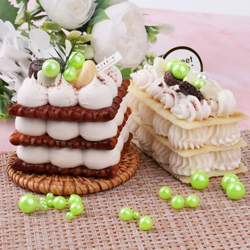 Green Pearl Sprinkles for Cake Decorating (4.6 Ounce)