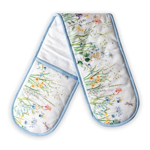 Double Oven Mitts 100% Cotton Double Oven Glove