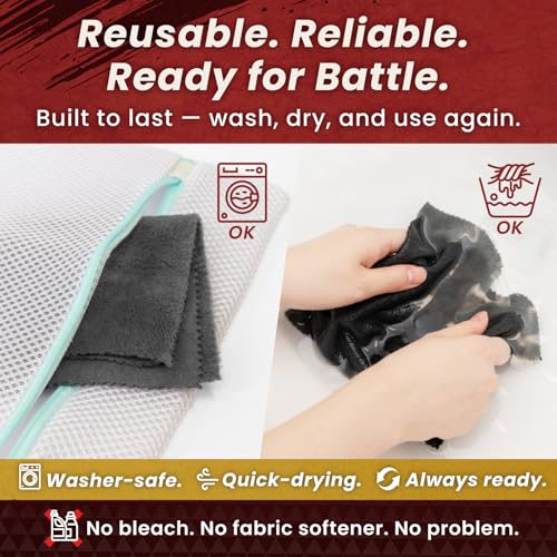 Samurai Cloth」 Japanese Microfiber Cleaning Cloth (2 Count)
