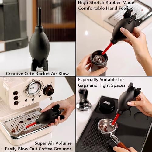 Espresso Coffee Machine Cleaning Brush Kit with Portafilter Cleaning Disc