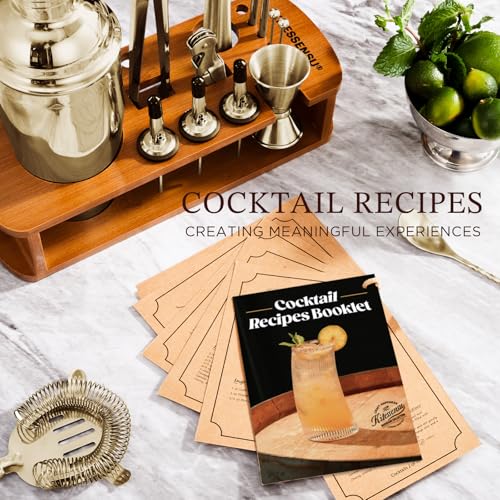 Cocktail Shaker Set Bartender Kit with Stand (15 Count)
