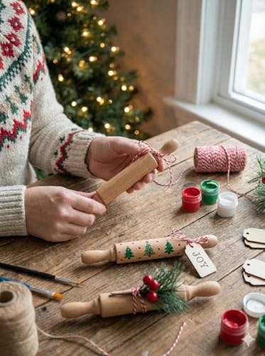 8 Inch Premium Kids Mini Rolling Pins (6 Count)