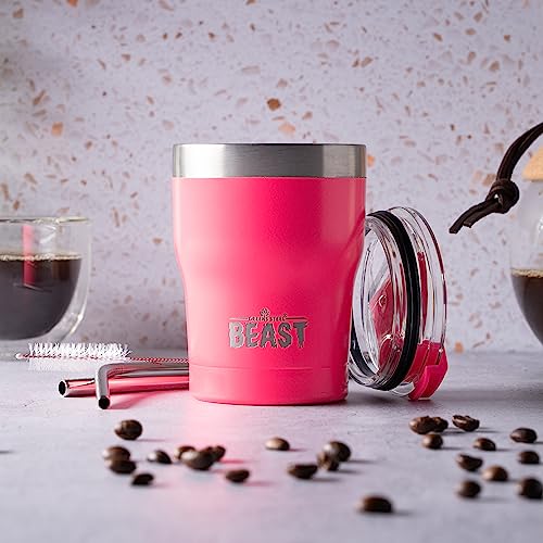 Beast 10 oz Tumbler Stainless Steel Vacuum Insulated Coffee Ice Cup Double Wall Travel Flask