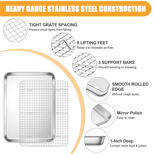 Baking Sheet with Wire Rack Set (2 Count)