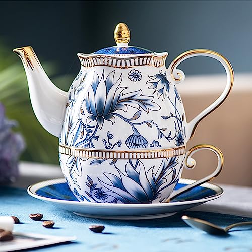 Tea for One Teapot and Cup Set (4 Count)