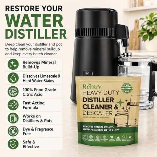 Citric Acid for Cleaning & Descaling Water Distillers (32 Ounce)