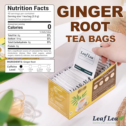 Ginger Tea Bags (40 Count)