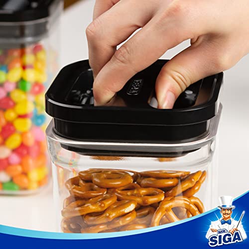 4 Pack Airtight Food Storage Container Set for Pantry Organization (4 Count)