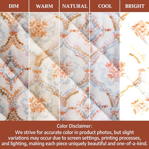 100% Cotton Oven Mitt & Pot Holder Set