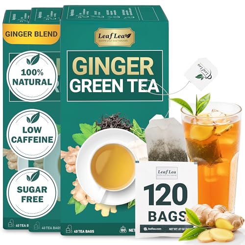Green Tea Bags With Ginger (120 Count)