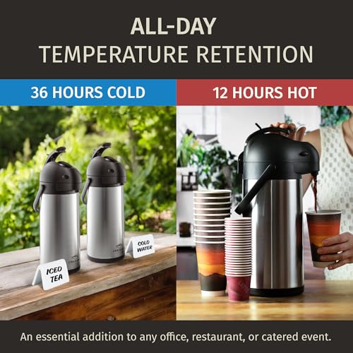Coffee Carafe with Pump 102oz