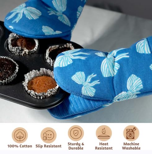 Oven Mitts Blue (2 Count)