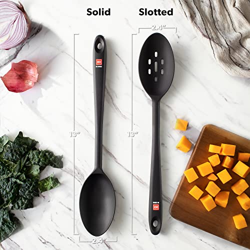 DI ORO Silicone Cooking Spoons (2 Count)
