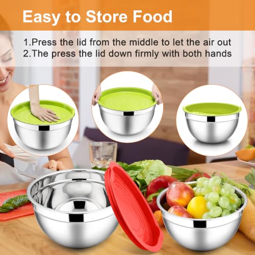 Mixing Bowls with Lids Set (3 Count)