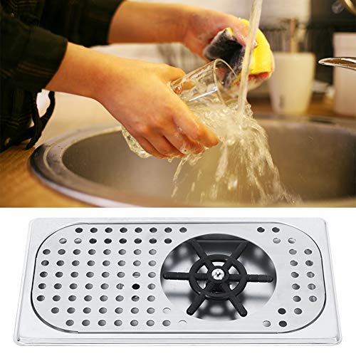 Cup Washing 114mm Diameter 201 Stainless Steel Machine Rinser Pitcher Drain and Drip Tray for Bar Coffee Shop G1
