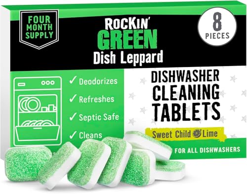 Dishwasher Cleaner Citrus Lime Tablets 8 Pack