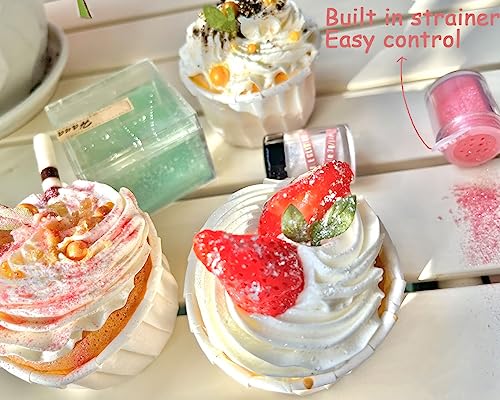 Edible Glitter for Cakes Drinks Luster Dust Set