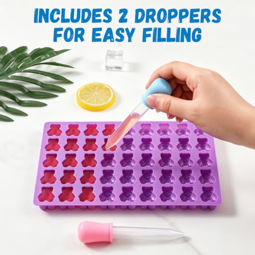 4 Pack Large Gummy Bear Molds Candy Molds