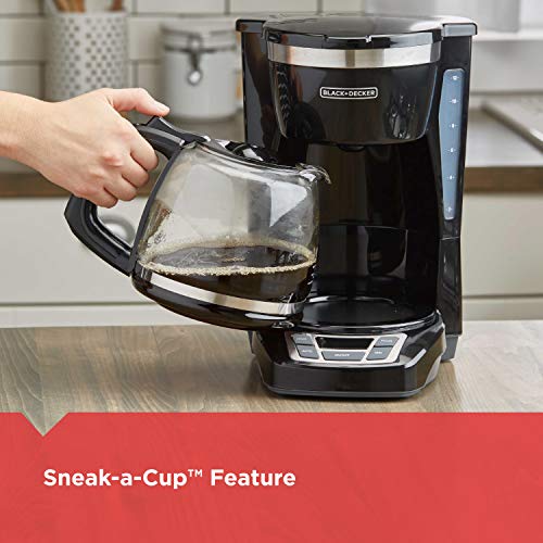 12 Cup Drip Coffee Maker with Vortex Brewing