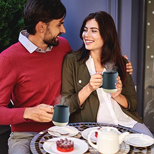 Ceramic Large Coffee Mugs Set of 4 (4 Count)
