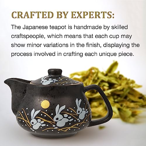 10oz bunny kyusu Rabbit Kutani Yaki